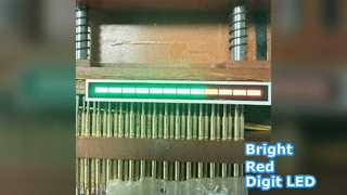 Display LED a cifre rosse ultra luminose