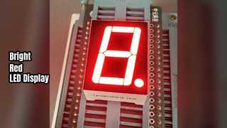 Display LED rosso ultra luminoso da 0,8 pollici a 7 segmenti