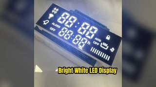 Display LED bianco ultraluminoso a 7 segmenti: letture chiare