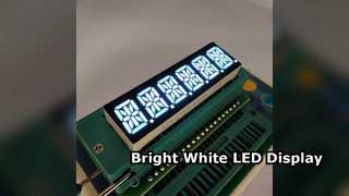 Display LED a 7 segmenti bianco ultra luminoso