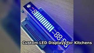 Display LED personalizzato a 7 segmenti per cappe da cucina