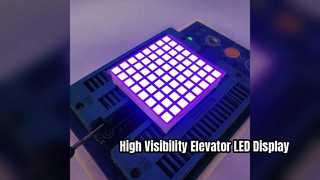 Display a matrice di punti LED viola ultra luminoso per ascensori