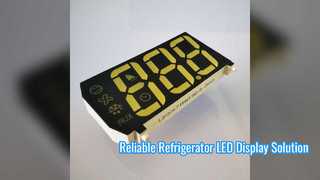 Display LED personalizzato a tre cifre per il controllo del frigorifero