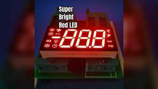 Display LED rosso per il controllo del frigorifero