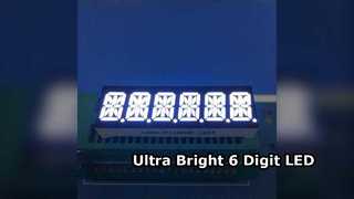 Display LED ultra luminoso a 6 cifre e 14 segmenti per strumenti