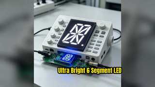Display LED a 16 segmenti LED blu ultra luminoso a cifra singola da 2,3 pollici con lunga durata e ottimo angolo di visione per pannelli di indicazione digitali