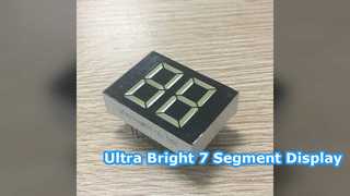 Display LED bianco a 7 segmenti luminoso da 20 mm per controller