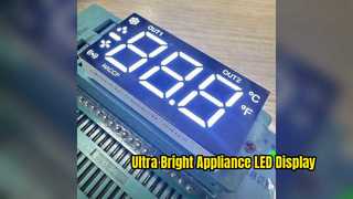 Display LED bianco ultraluminoso per elettrodomestici