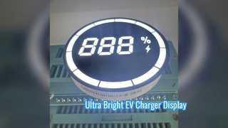 Display LED ultraluminoso per caricabatterie EV