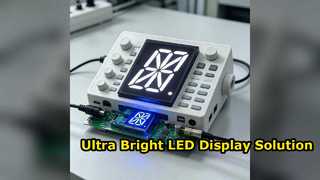 Modulo display LED a 6 segmenti ultra luminoso in pollici
