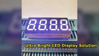 Display LED ultraluminoso per il controllo dei processi industriali