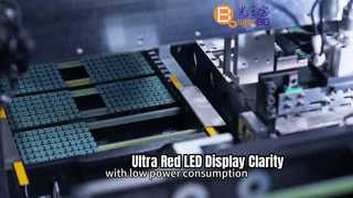 Display LED personalizzato ultra bianco a 4 cifre da 10,2 mm a 14 segmenti